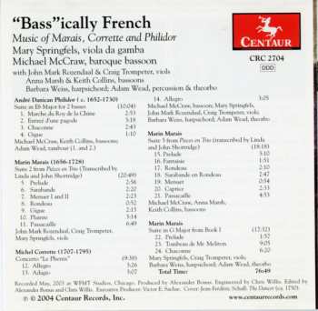 CD Mary Springfels: "Bass"ically French: Music of Marais, Corrette and Philidor 458754