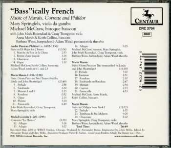 CD Mary Springfels: "Bass"ically French: Music of Marais, Corrette and Philidor 458754