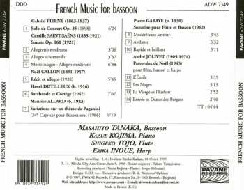 CD Masahito Tanaka: French Music For Bassoon 318430