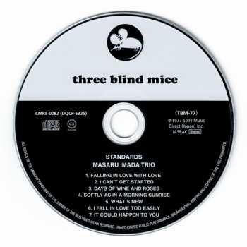 CD Masaru Imada Trio: Standards 294946