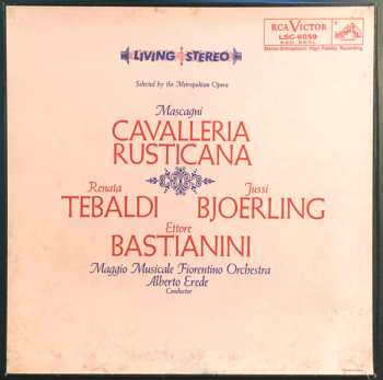 Album Pietro Mascagni: Cavalleria Rusticana (Selected By The Metropolitan Opera)