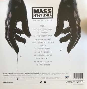 LP Mass Hysteria: Matière Noire LTD | CLR 363473