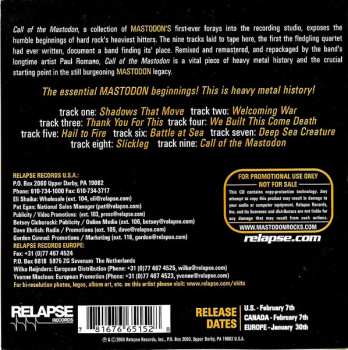 CD Mastodon: Call Of The Mastodon 423719