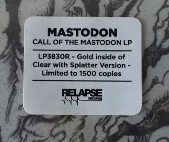 LP Mastodon: Call Of The Mastodon LTD | CLR 6291