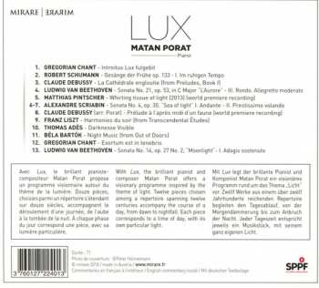 CD Matan Porat: Lux 288105