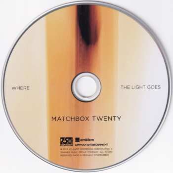 CD Matchbox Twenty: Where The Light Goes 481238