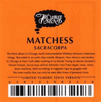 LP Matchess: Sacracorpa LTD 86468