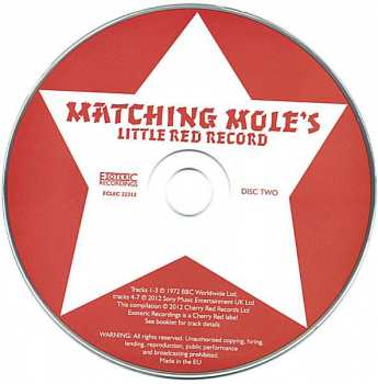 2CD Matching Mole: Matching Mole's Little Red Record 105749