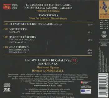 3CD/SACD Mateo Flecha El Viejo: El Cançoner Del Duc De Calàbria / Villancicos & Ensaladas / Missa Pro Defunctis · Missa De Batalla 104352
