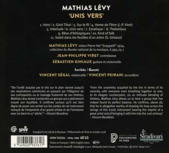 CD Mathias Lévy: Unis Vers 306653
