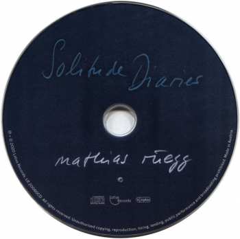 CD Mathias Rüegg: Solitude Diaries 102434