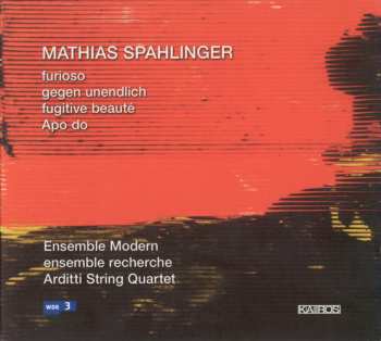 Album Mathias Spahlinger: Furioso