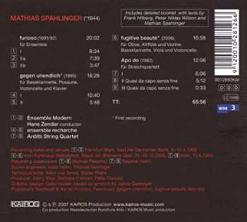 CD Mathias Spahlinger: Furioso 516131