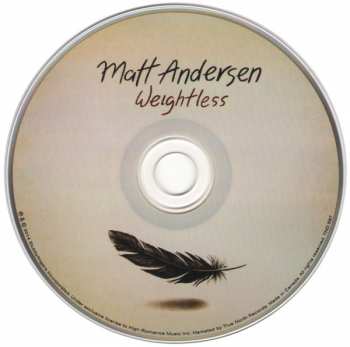 CD Matt Andersen: Weightless 231806