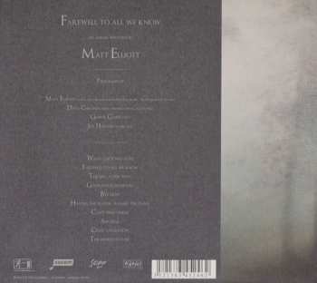 CD Matt Elliott: Farewell To All We Know LTD 120699