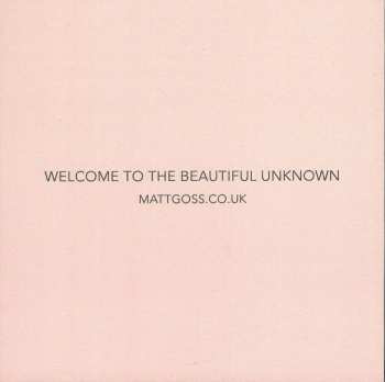 CD Matt Goss: The Beautiful Unknown 394863