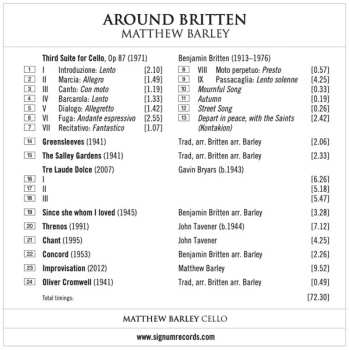 CD Matthew Barley: Around Britten 537195