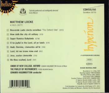 CD Matthew Locke: Anthems, Motets And Ceremonial Music 122171