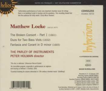 CD Matthew Locke: The Broken Consort 319975