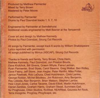 CD Matthew Parmenter: All Our Yesterdays 242297
