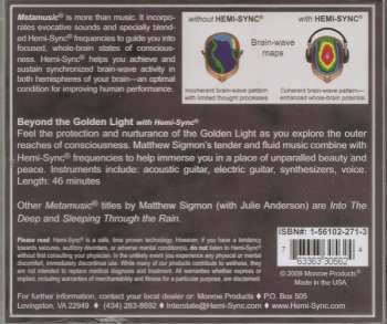 CD Matthew Sigmon: Beyond The Golden Light With Hemi-Sync 289580