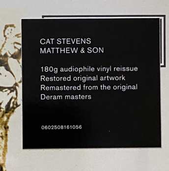 LP Cat Stevens: Matthew & Son 23046