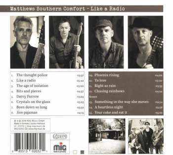 CD Matthews' Southern Comfort: Like A Radio 95796