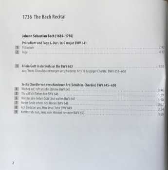 CD Matthias Grünert: 1736: The Bach Recital 394722
