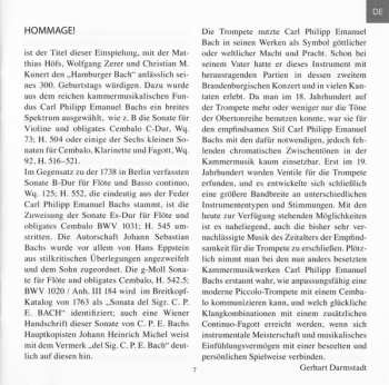 CD Matthias Höfs: Hommage! Carl Philipp Emanuel Bach 373805