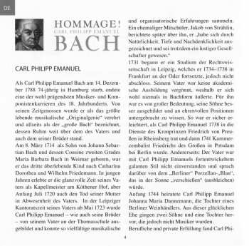 CD Matthias Höfs: Hommage! Carl Philipp Emanuel Bach 373805