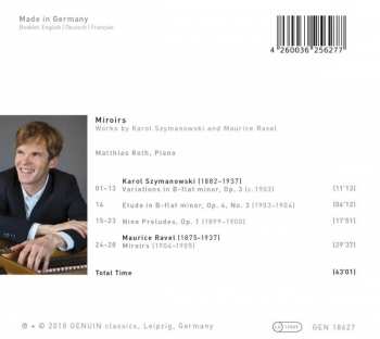CD Matthias Roth: Miroirs 288836