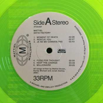 LP Mattiel: Satis Factory CLR