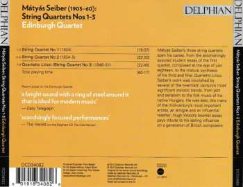 CD Mátyás Seiber: String Quartets Nos 1-3 146166