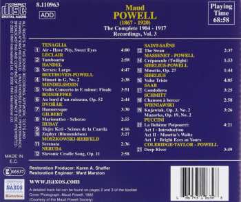 CD Maud Powell: The Complete 1904-1917 Recordings, Vol. 3 280869