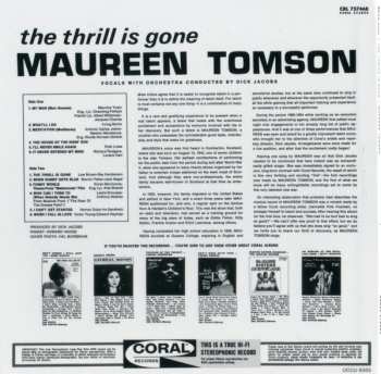 CD Maureen Tomson: The Thrill Is Gone LTD