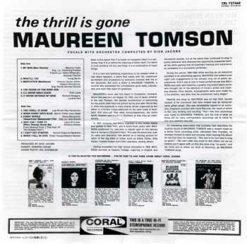CD Maureen Tomson: The Thrill Is Gone LTD