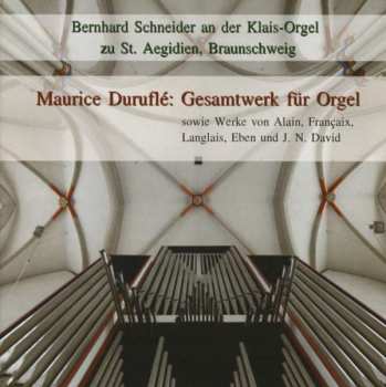 Album Maurice Duruflé: Sämtliche Orgelwerke