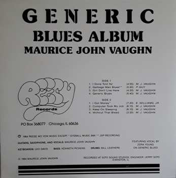 Album Maurice John Vaughn: Generic Blues Album