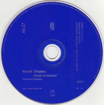 CD Maurice Ravel: Aimer Et Mourir (Danses Et Mélodies) 1426