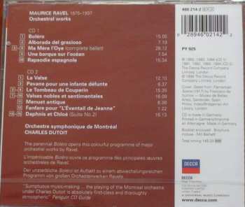 2CD Maurice Ravel: Boléro • La Valse • Pavane • Rapsodie Espagnole • Ma Mère L'Oye • Daphnis Et Chloé 45039