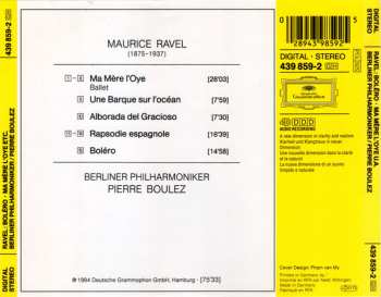 CD Maurice Ravel: Boléro • Ma Mère L'Oye • Rapsodie Espagnole • Une Barque Sur L'Océan • Alborada Del Gracioso 418333