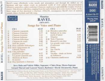 2CD Maurice Ravel: Chansons • Songs / Histoires Naturelles • Chansons Madécasses 268395