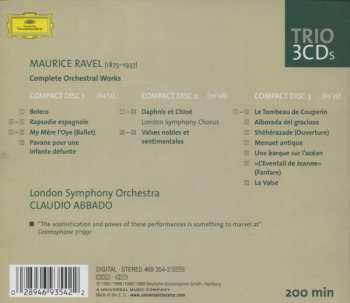 3CD Maurice Ravel: Complete Orchestral Works 410846
