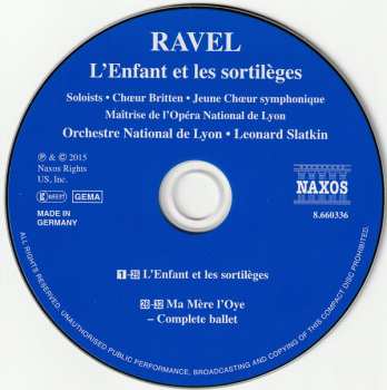CD Maurice Ravel: L'Enfant Et Les Sortilèges · Ma Mère L'Oye - Complete Ballet 318282