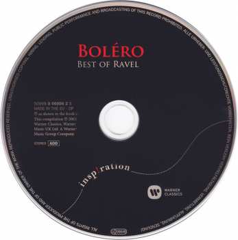 CD Maurice Ravel: Bolero - Best Of Ravel 191540