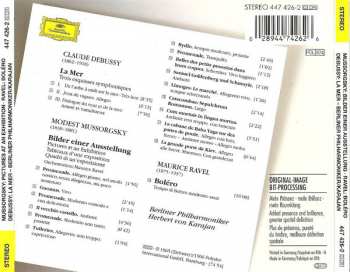 CD Maurice Ravel: Ravel: Boléro · Debussy: La Mer · Mussorgsky/Ravel: Tableaux D'une Exposition 44889