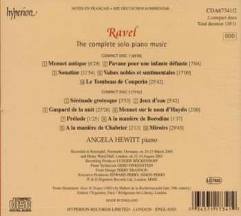 2CD Maurice Ravel: The Complete Solo Piano Music 292367
