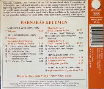 CD Maurice Ravel: Tzigane / Andante, Rhapsodies, Romanian Folk Fances / Romance.... 477982