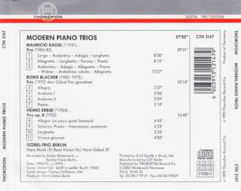 CD Mauricio Kagel: Modern Piano Trios 529395