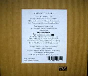 CD Mauricio Kagel: Trio In Drei Sätzen, Schwarzes Madrigal 332175